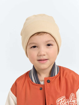 Шапка трикотажная двухслойная Крем-брюле - Bungly фото 8
