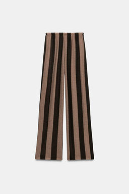 RUSTIC STRIPED TROUSERS - Zara фото 8