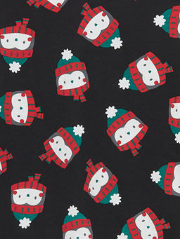 Bisiklet Yaka Uzun Kollu Bask?l? Erkek Bebek Pijama Tak?m? - Waikiki фото 3