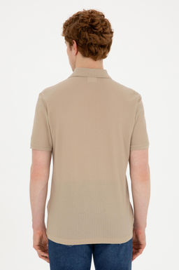U. S. Polo Assn / Мужская футболка светло-хаки - U.s. polo assn фото 11