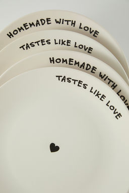 Trendyolmilla Home 4lu Seramik Kalpli Servis Tabag? Seti 26cm TPHSS25TBK00003 фото 2