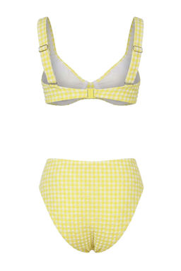 TRENDYOLMILLA Potikare Desenli Bralette Dokulu Regular Pretty Bikini Tak?m? TBESS25BT00036  фото 21