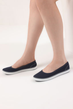 Trendyol Shoes Lacivert Kontrast Dikis Detayl? Kad?n Spor Babet TAKSS25BE00049 - Trendyolmilla фото 2