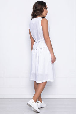 Костюм Жанет (белый) К10659 - Lt collection фото 2