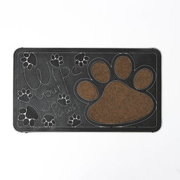 Коврик придверный Доляна «Лапка», 40×70 см, МИКС