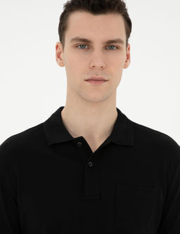 Siyah Regular Fit Basic Ti__rt - Pierre cardin фото 9