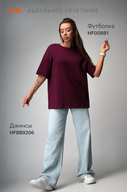 Женская футболка оверсайз Happyfox - Happy fox фото 11