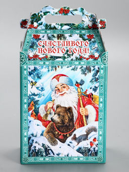 Подарочная новогодняя коробка «Зимняя сказка», для сладких подарков, 17.8×10×32.5 см