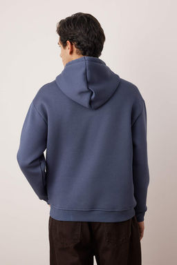 TRENDYOL MAN Haki Oversize/Genis Kesim Nak?sl? Ici Polarl? Kapusonlu Sweatshirt TMNAW25SW00016 - Trendyolmilla фото 34