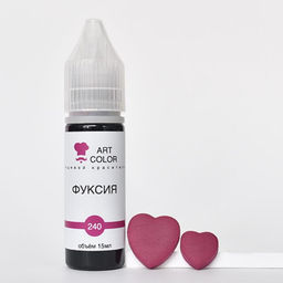 Цена за 2 шт. Гелевые красители Art Color Фуксия12 мл