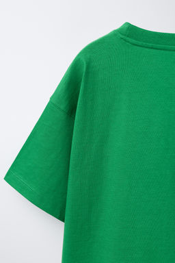 CAMISETA LISA / Verde - Zara фото 4