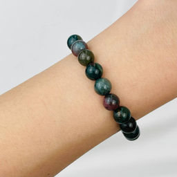 Браслет из Яшмы "Гелиотроп" 19 см