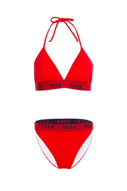 Бикини женское U.S. Polo Assn красное полиамид с эластаном фото 2