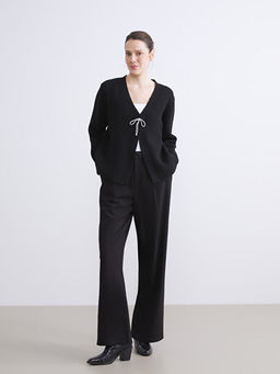 V Yaka Kad?n Triko H?rka