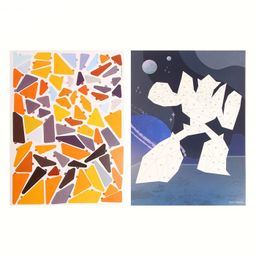 Аппликации геометрическими наклейками Суперробот 21х29.7см - Школа талантов фото 3