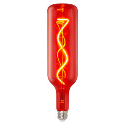 LED-SF21-5W/SOHO/E27/CW RED GLS77RD Лампа светодиодная SOHO. Красная колба. Спиральный филамент. Картон. ТМ Uniel