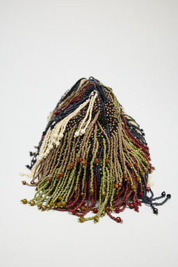 SEQUINNED CLUTCH BAG WITH FRINGING - Zara фото 3