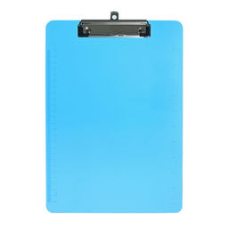 Планшет с прижимом формат А4 пластик, тонированный, с линейкой, МИКС - Calligrata фото 2