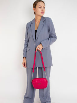 LACCOMA сумка Джулия-24-L815-маджента эко кожа хлопок  фото 6