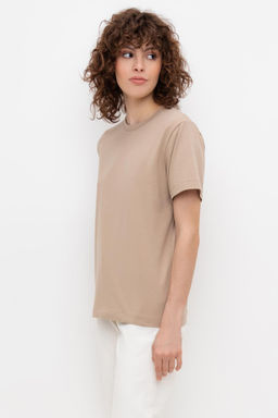 Футболка Very Neat ЕВТ 3238 из хлопка песочная  фото 3