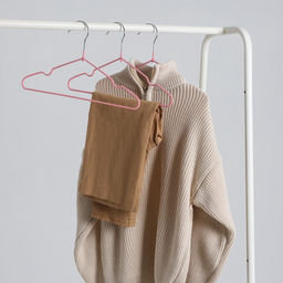 Плечики - вешалки для одежды Доляна, 29.5×16.5 см, 10 шт., детские, антискользящее покрытие, розовые