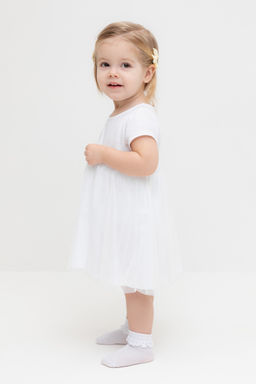 Crockid _ К 5858/белый платье д/дев яс  фото 3