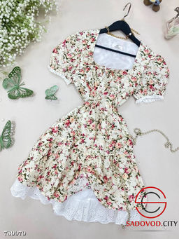 Женское платье в цветочек - Bruno фото 4