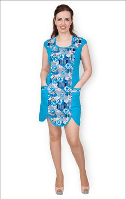 Туника трикотажная с карманами (189-3)