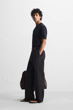 SLIM FIT MEDIUM WEIGHT T-SHIRT - Zara фото 13