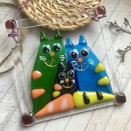 Панно Семейка котов
