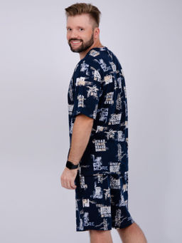 Костюм "Харди 10" синий, трикотаж (М)