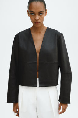 Chaqueta corta de piel - H&m фото 4