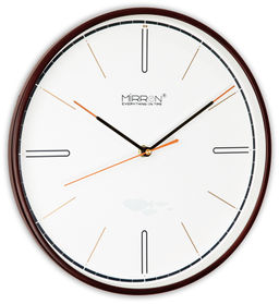 Настенные часы Mirron круглые коричневые M733ATDB