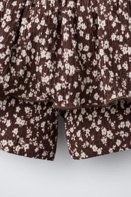 FALDA BERMUDA ANIMAL PRINT / Marr?n - Zara фото 4