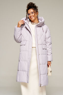 Пальто Beautiful Free 8016 светло-серый