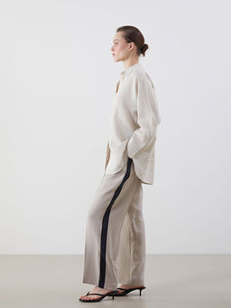 Loose Fit Geni? Pa?a Kad?n Pantolon