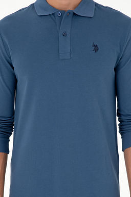 Мужской базовый свитшот цвета индиго - U.s. polo assn фото 6