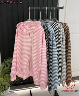 Толстовки в полоску на молнии - Bruno фото 6