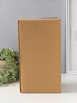 Подсвечник полистоун на 1 свечу "Слоны. Золотые круги" d=8 см 12х10х24 см