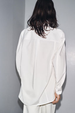 ZW COLLECTION POPLIN SHIRT - Zara фото 10