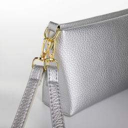 Сумка женская кросс-боди на молнии, цвет серебряный - Simaland фото 3