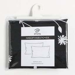 Комплект наволочек Этель White flowers (вид 3) 50х70 см - 2 шт, 100% хлопок, поплин  фото 3