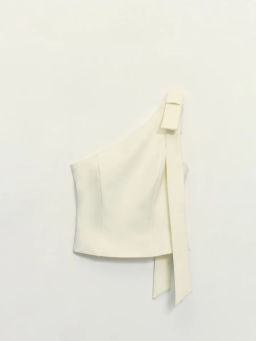 Топ асимметричный с бантом / Zarina