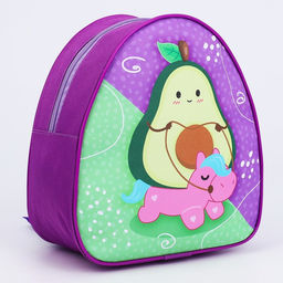 Рюкзак детский Авокадо на пони, 23 х 20,5 см - NAZAMOK KIDS фото 2