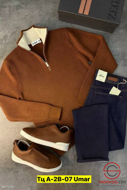 Свитер для мужчин, вязка