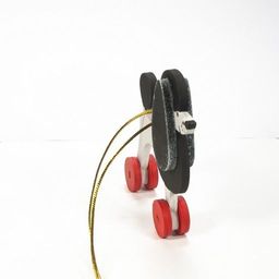 Елочная игрушка - Пудель черный 9005 - Idh фото 5