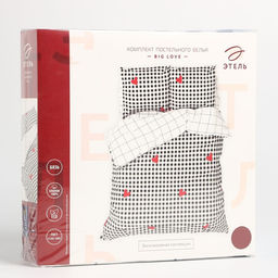 Постельное белье Этель дуэт Big love 143*215 см - 2 шт, 240*220 см, 70*70 см -2 шт  фото 18