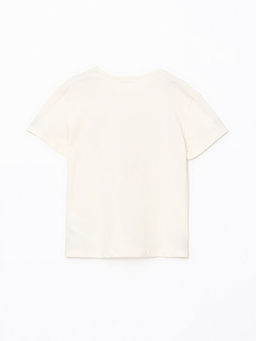 Bisiklet Yaka K?sa Kollu K?z ?ocuk Ti??rt