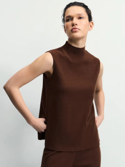 Трикотажный топ из вискозы / Zarina  фото 3