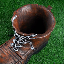 Фигурное кашпо для цветов «Башмак», 33×18 см, полистоун